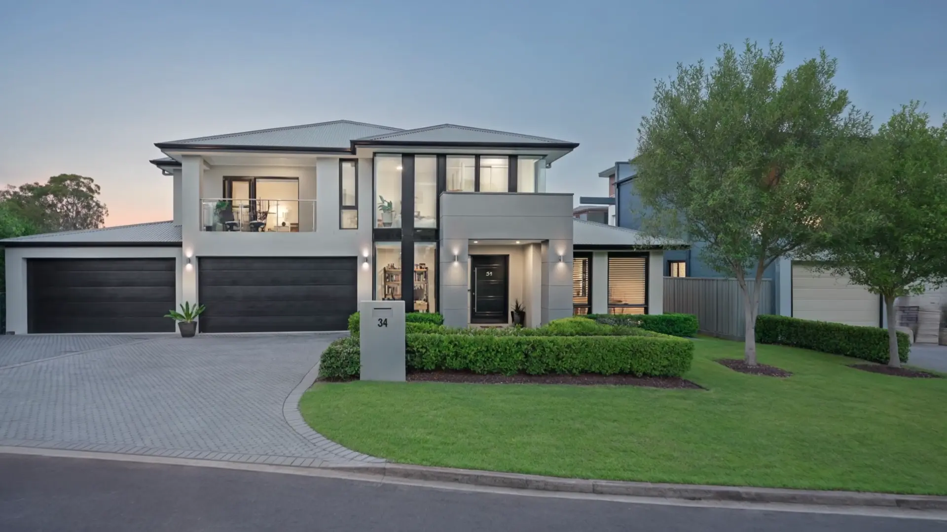 Architectural film showing a contemporary home, kitchen and garden connection