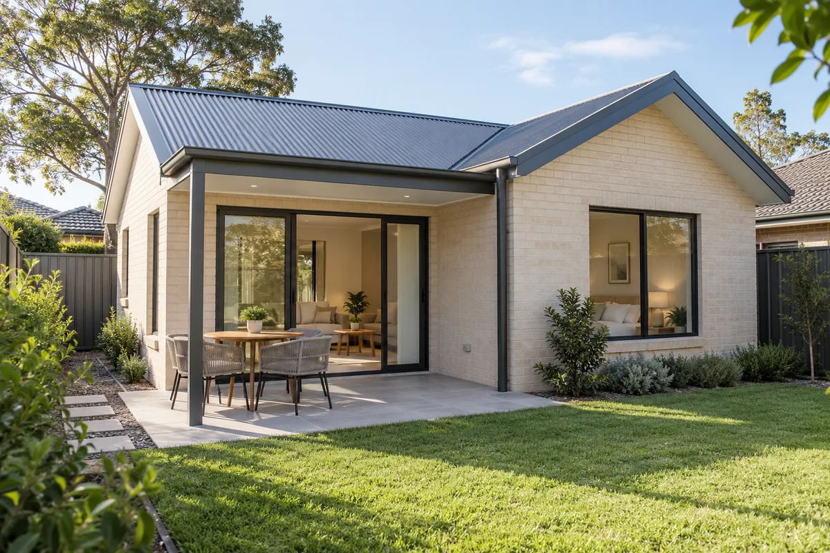 The Backyard Retreat — Granny flat concept design concept