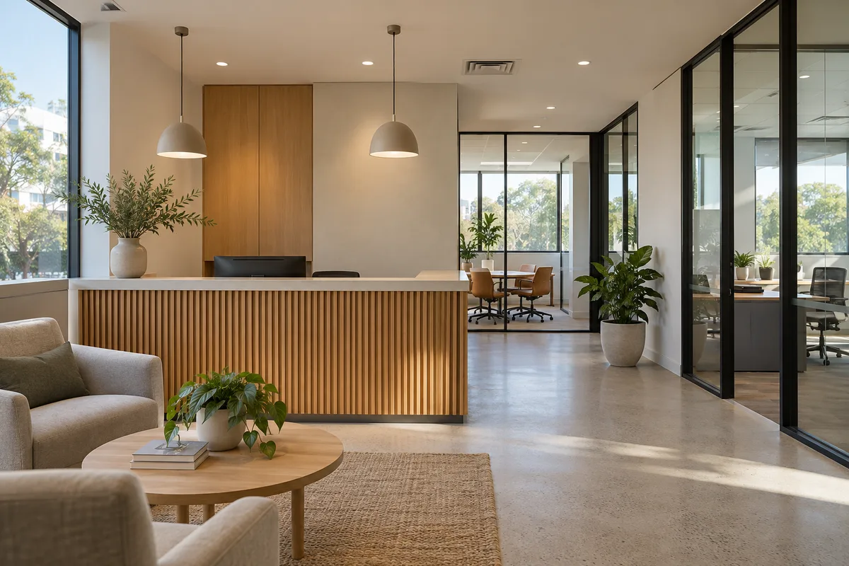 A Welcoming Workplace — Commercial fit-out concept design concept