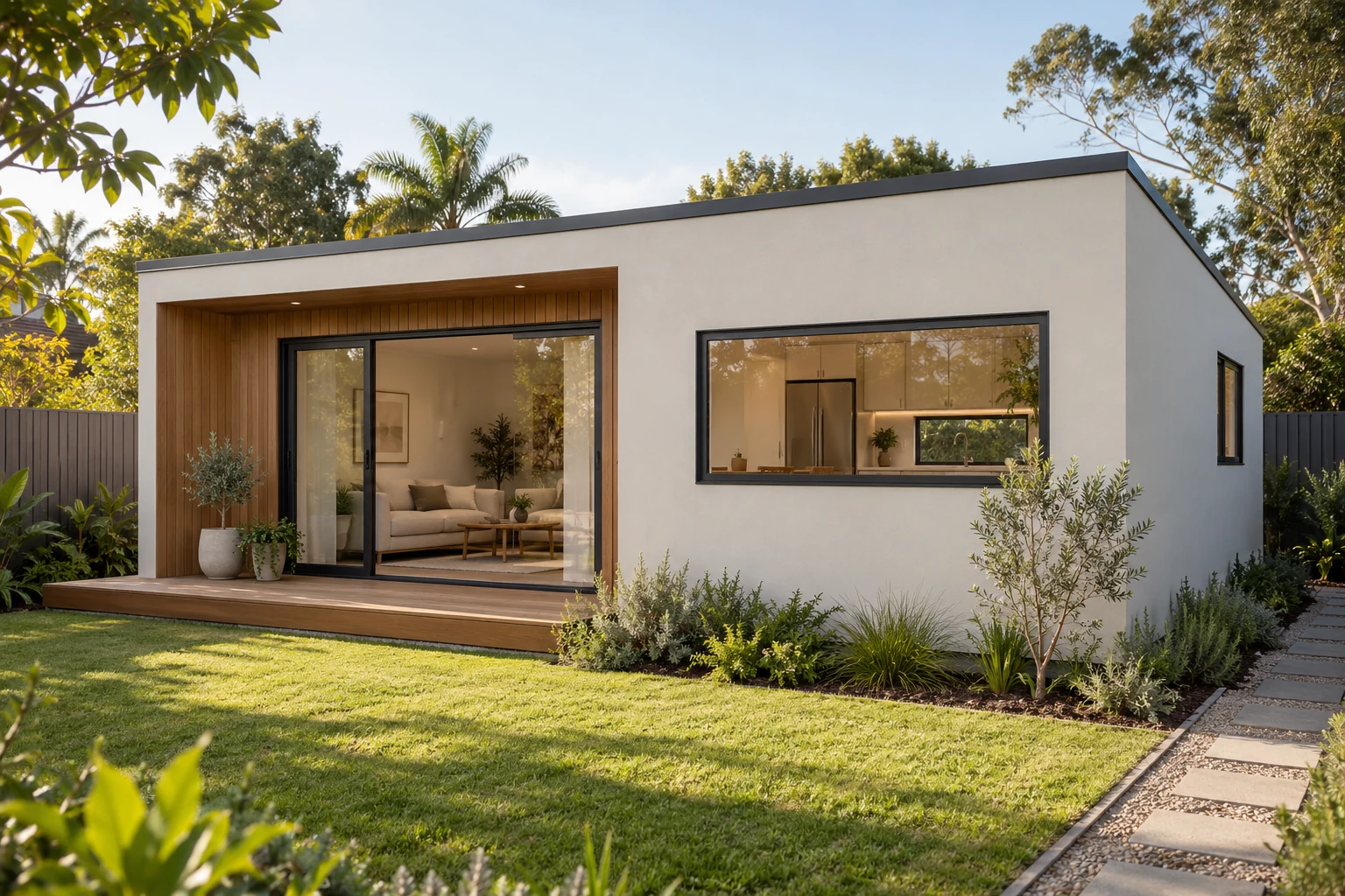 Modern granny flat design inspiration